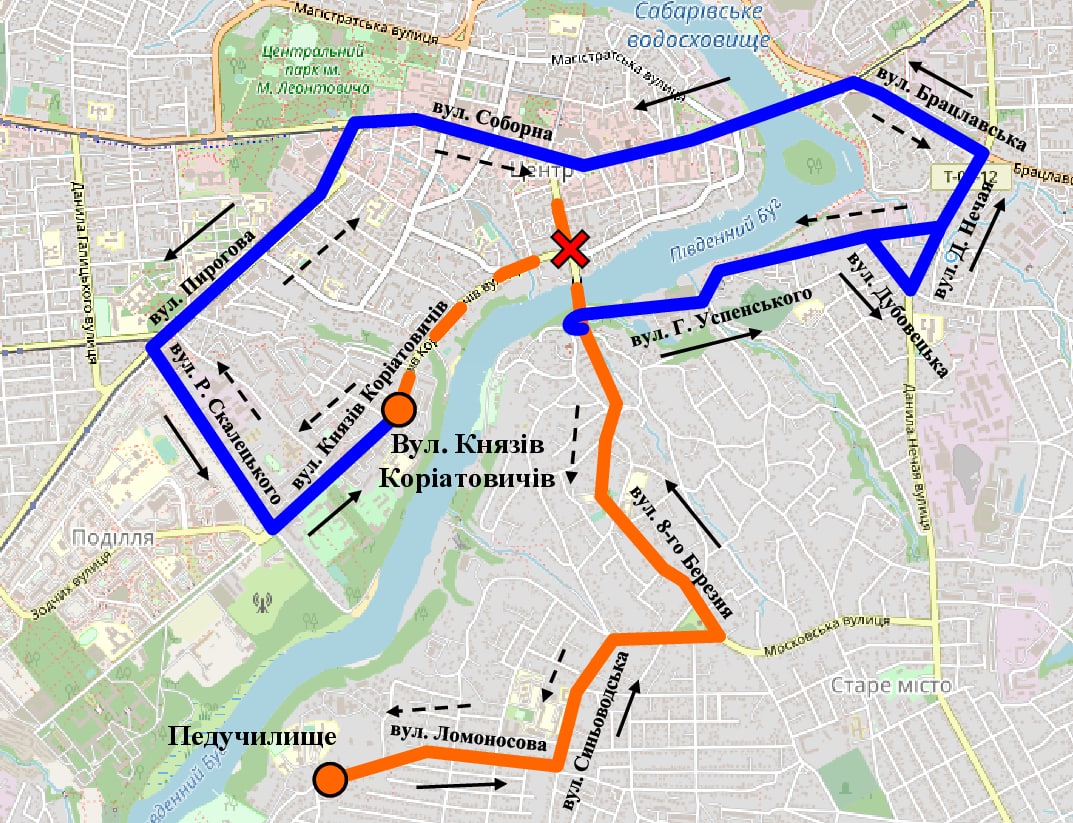 Актуальність схеми руху Маршрутки Києва