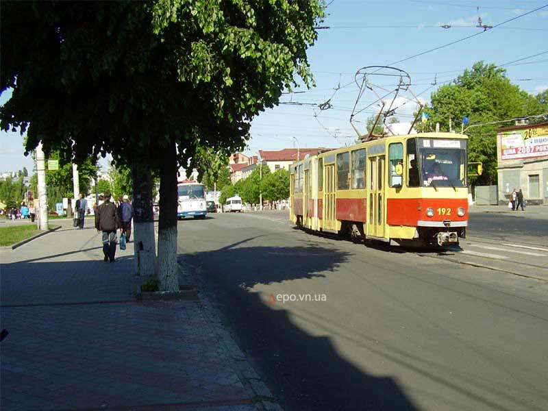 Фото 2 - Вагон №192 на проспекте Коцюбинского, уже без рекламы, 2009 год.